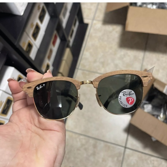 wood ray bans